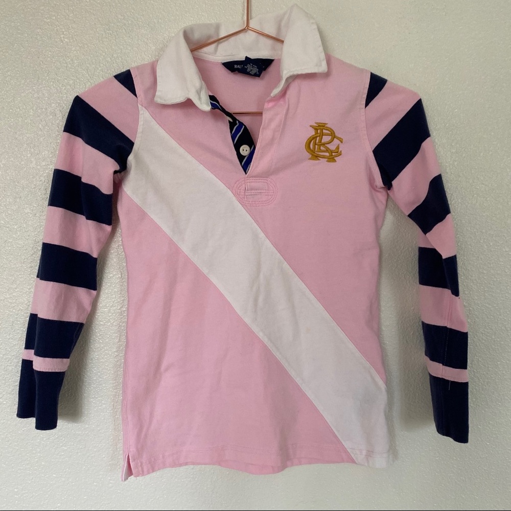 Girls Ralph Lauren long sleeve polo